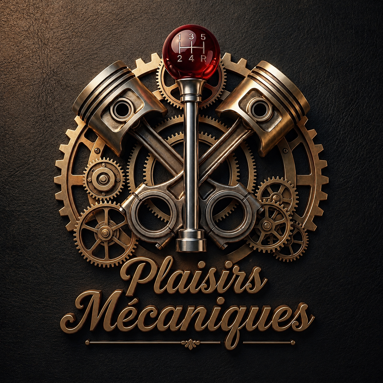 Logo officiel de l’association Plaisirs Mécaniques